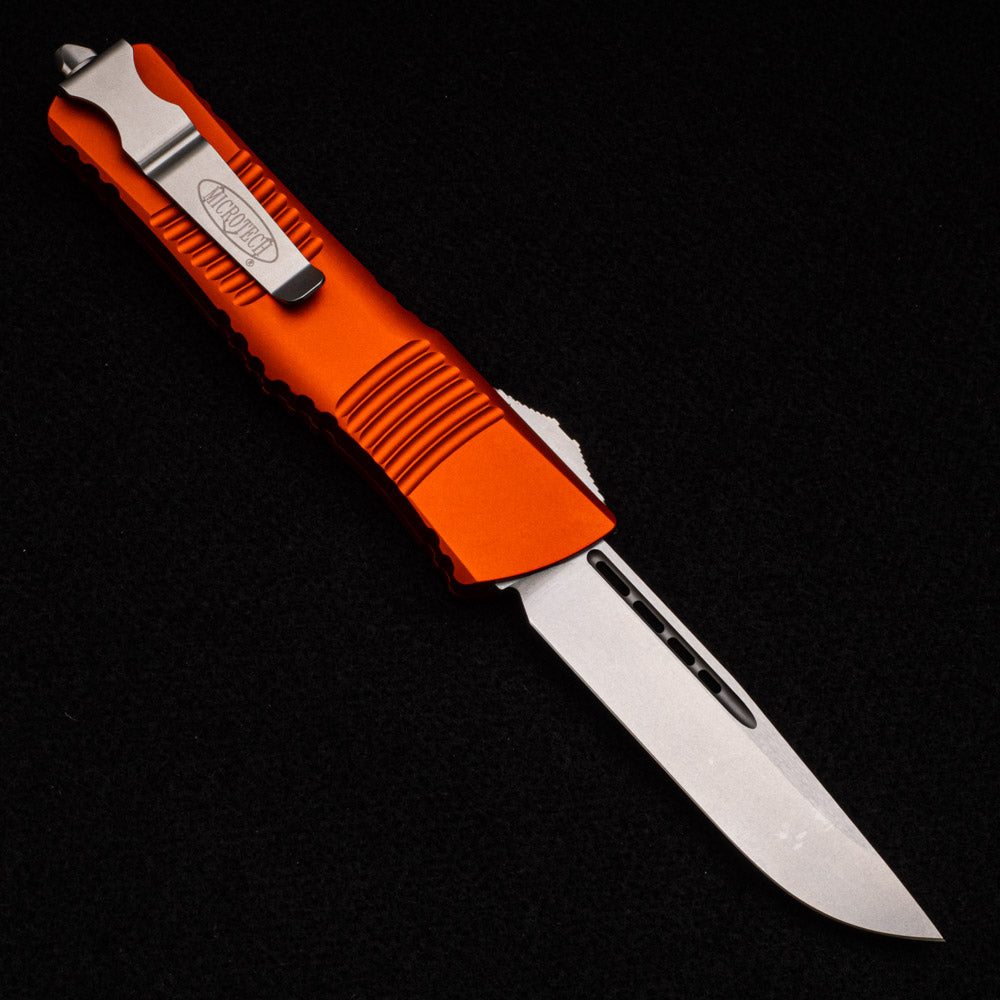 MICROTECH COMBAT TROODON – S-E ORANGE STONEWASH STANDARD 143-10 OR