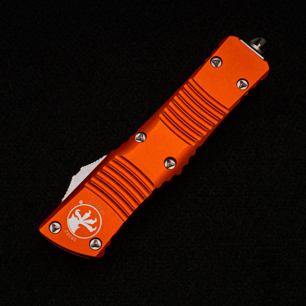 MICROTECH COMBAT TROODON – S-E ORANGE STONEWASH STANDARD 143-10 OR