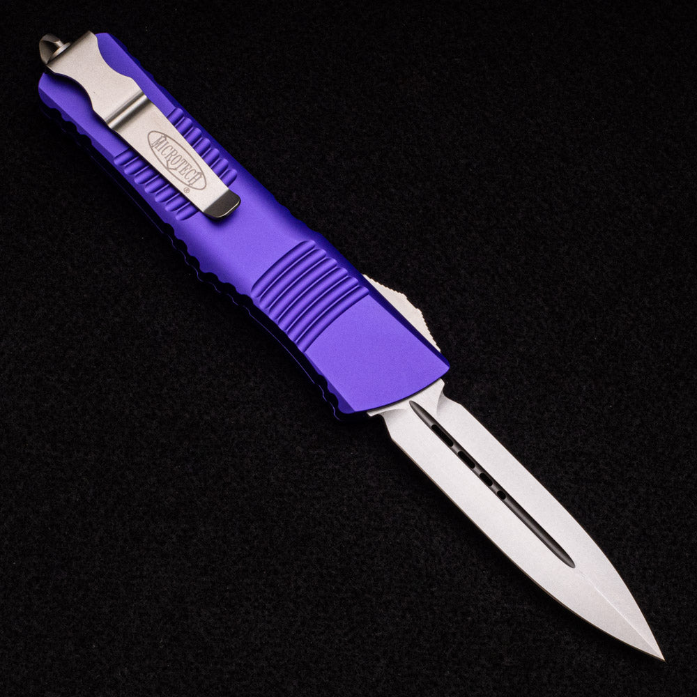 MICROTECH COMBAT TROODON – D-E PURPLE STONEWASH STANDARD 142-10 PU