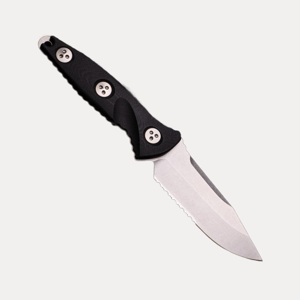 MICROTECH SOCOM ALPHA MINI – S-E STONEWASHED PARTIAL SERRATED 113M-11