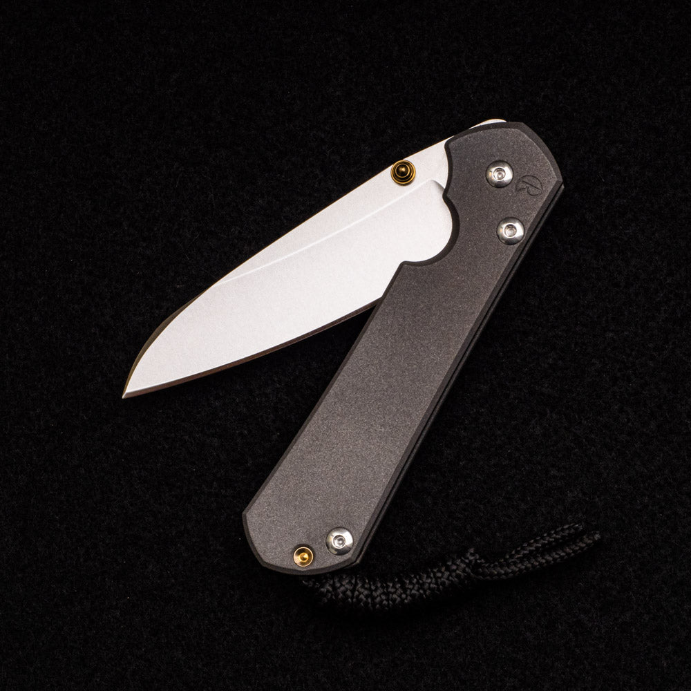 CHRIS REEVE SMALL SEBENZA 31 – INSINGO CPM MAGNACUT BLADE – GOLD DOUBLE THUMB LUGS