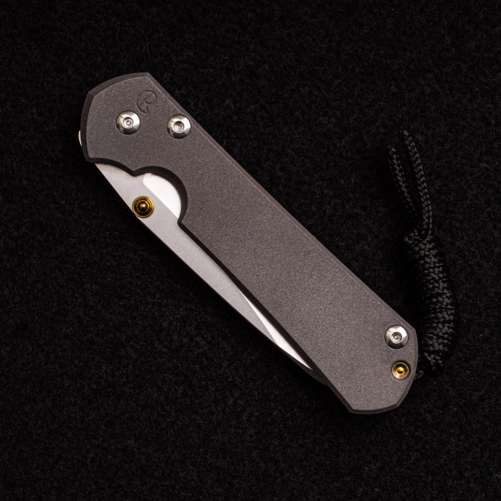 CHRIS REEVE SMALL SEBENZA 31 – INSINGO CPM MAGNACUT BLADE – GOLD DOUBLE THUMB LUGS