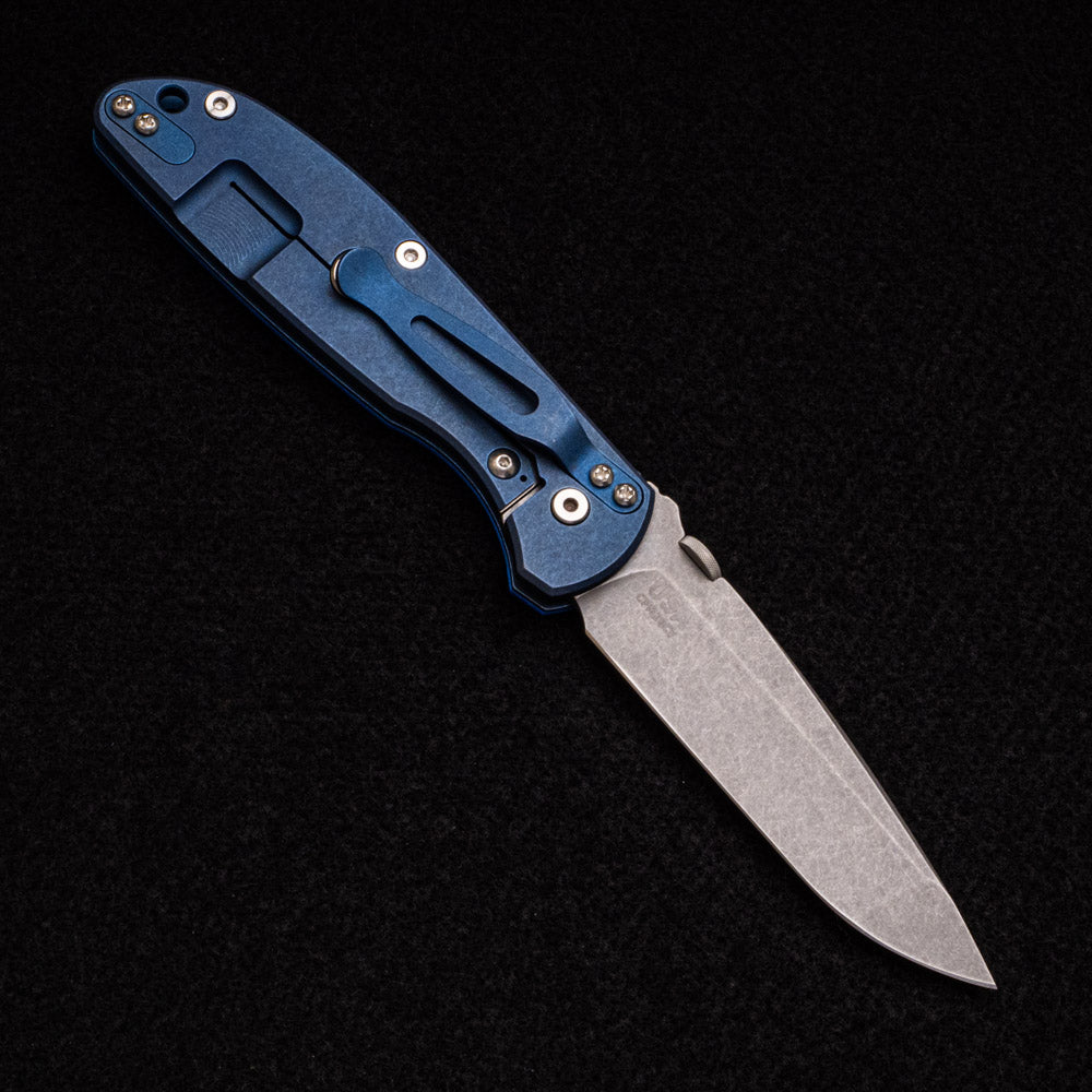 Hinderer Knives Firetac – Tri-Way – Battle Blue-Blue G10 Handle – Spanto CPM 20CV Blade