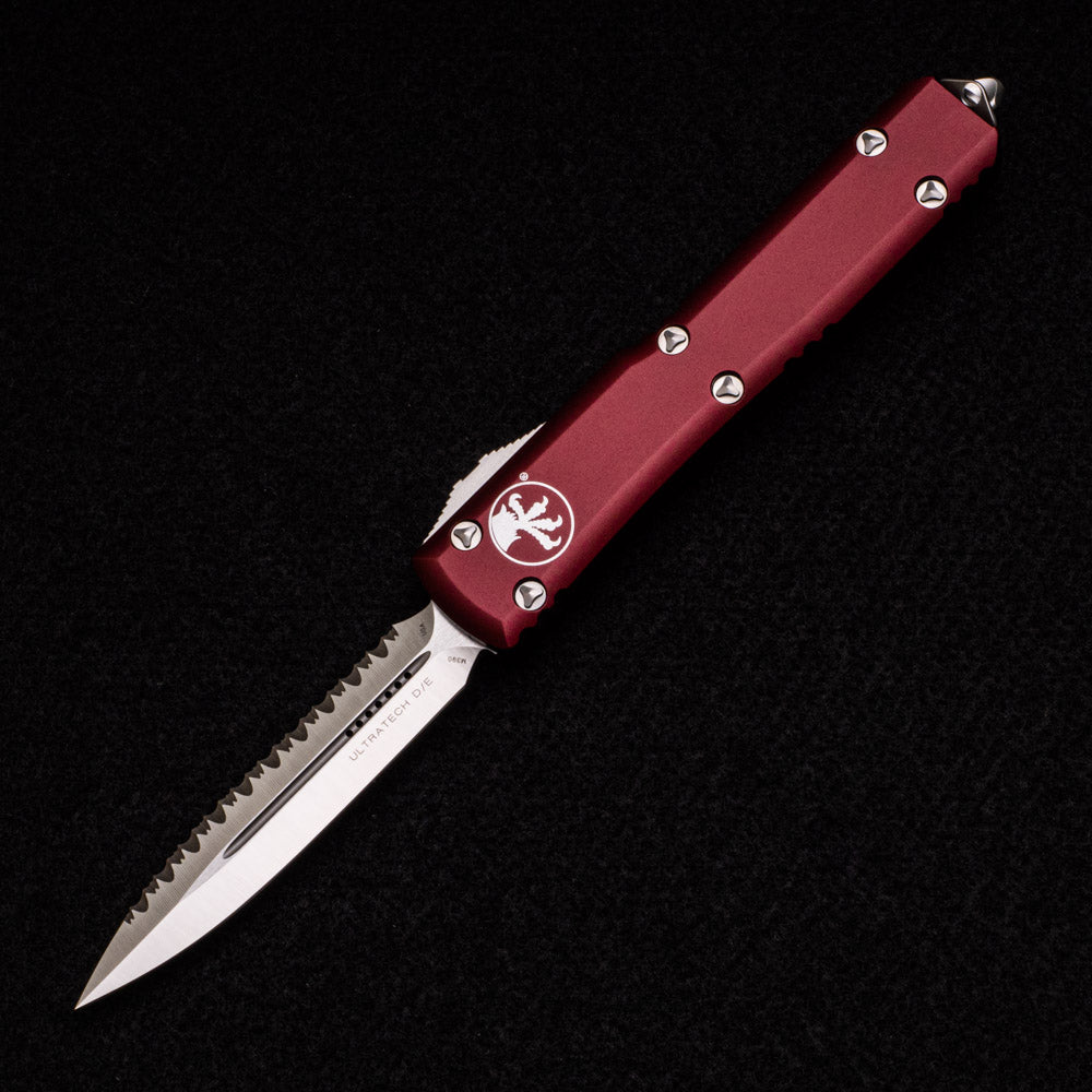 MICROTECH ULTRATECH – D-E MERLOT SATIN FULL SERRATED 122-6 MR