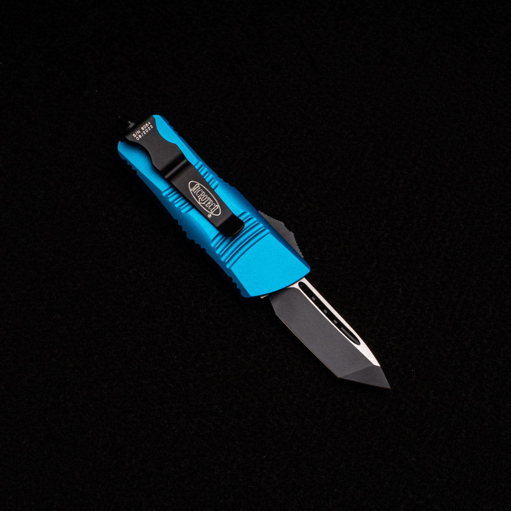 MICROTECH TROODON MINI TURQUOISE T-E BLACK STANDARD 240-1 TQ