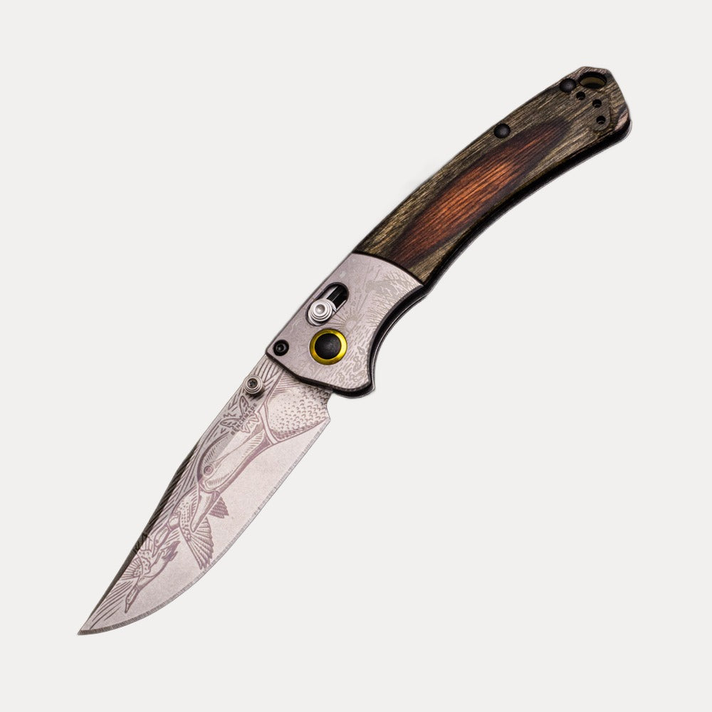 BENCHMADE MINI CROOKED RIVER ARTIST SERIES – CASEY UNDERWOOD 15085-2203