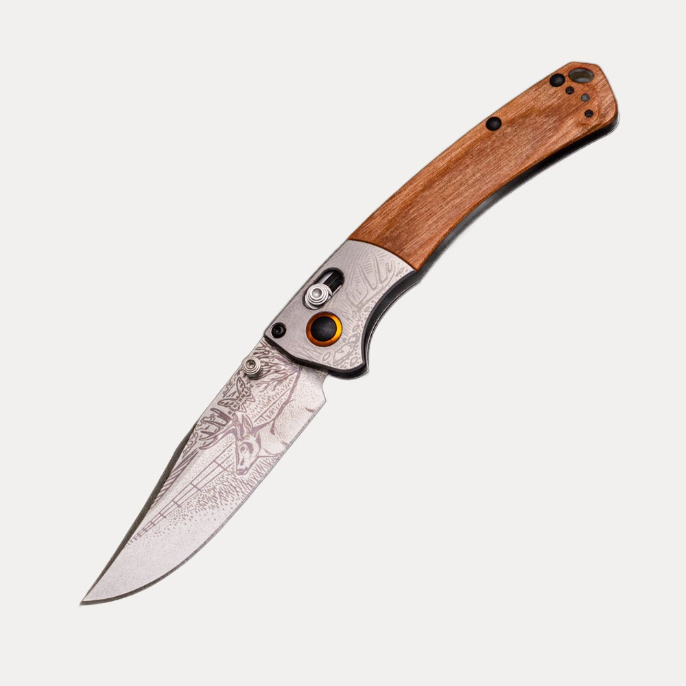 BENCHMADE MINI CROOKED RIVER ARTIST SERIES – CASEY UNDERWOOD 15085-2202