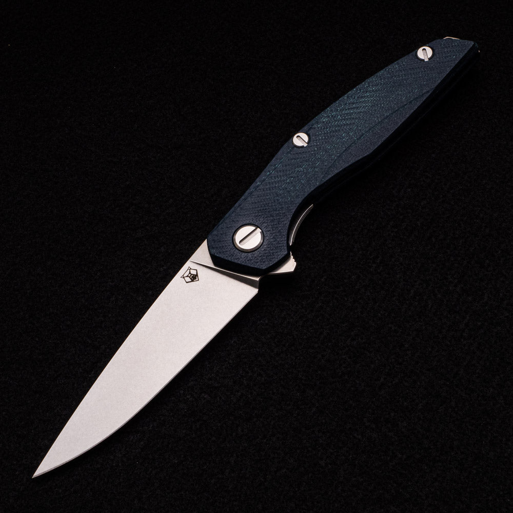 SHIROGOROV 111 – ELMAX BLADE – EMERALD G10 HANDLE – MRBS