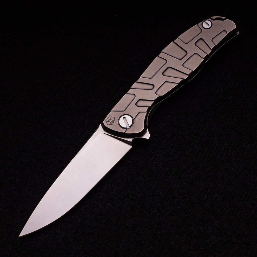 Shirogorov F95 T Pattern – Titanium Handle – S30V Blade – SRB