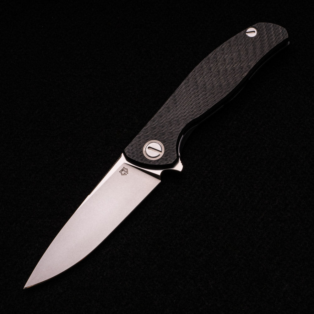 Shirogorov Custom Division Hati – Carbon Fiber Handle – S90V Blade – RBS