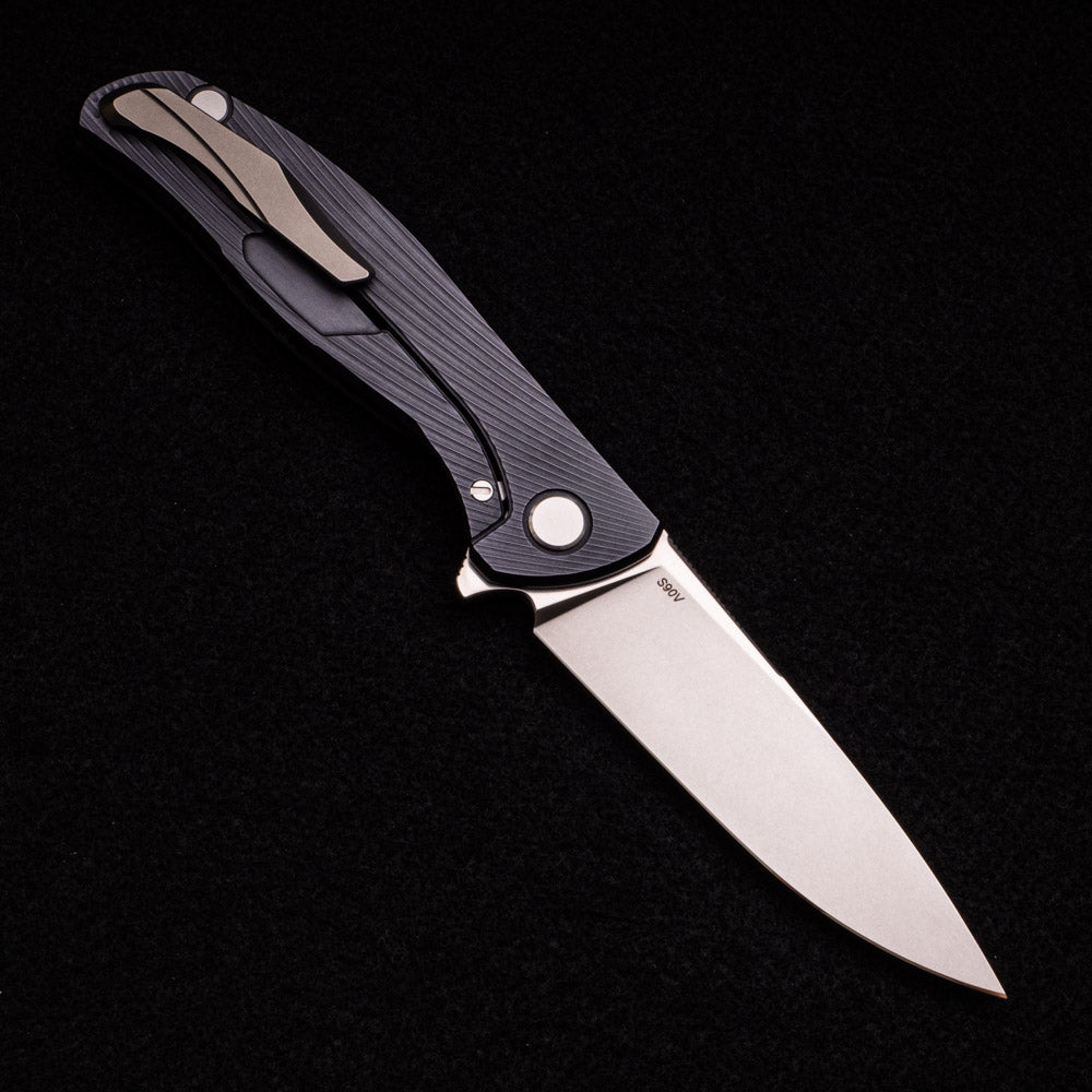 Shirogorov Custom Division Hati – Carbon Fiber Handle – S90V Blade – RBS