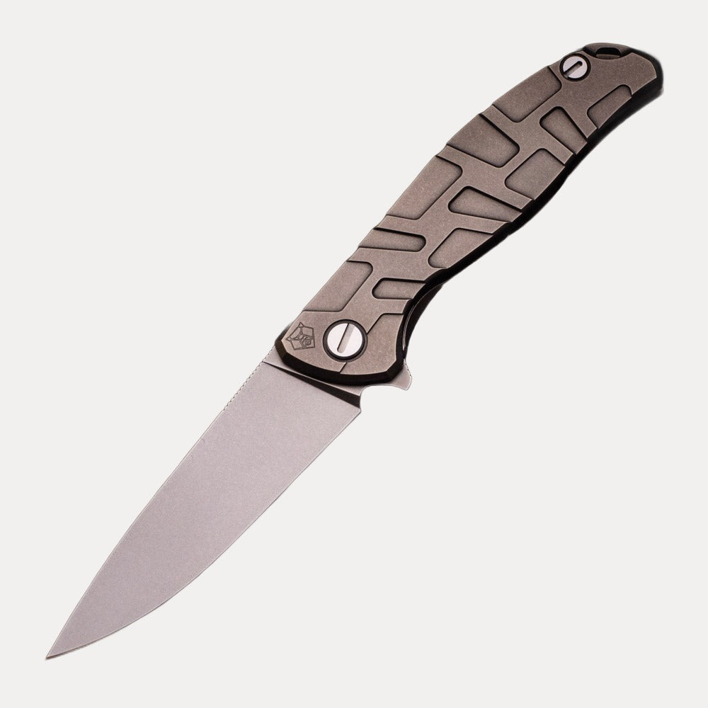 Shirogorov F95 T Pattern – Titanium Handle – S90V Blade – SRB