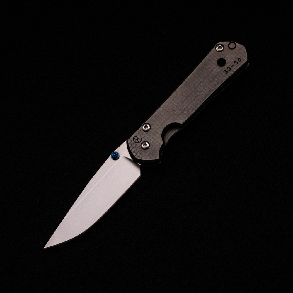 CHRIS REEVE SMALL SEBENZA 21 – BLACK CARBON FIBER HANDLE – S35VN BLADE