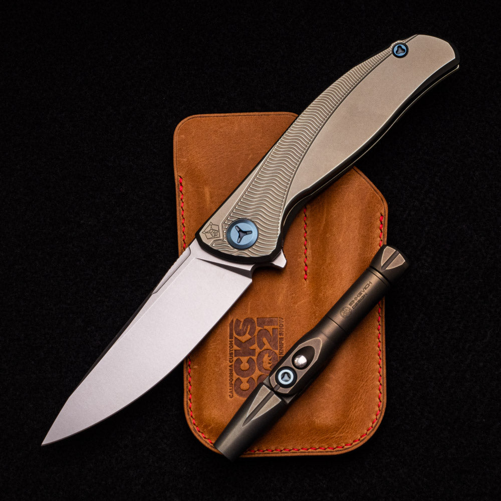 SHIROGOROV-SINKEVICH “TOUCH” F95 – LIMITED EDITION CCKS SET 2021 – M398 BLADE – TITANIUM HANDLE – MRBS