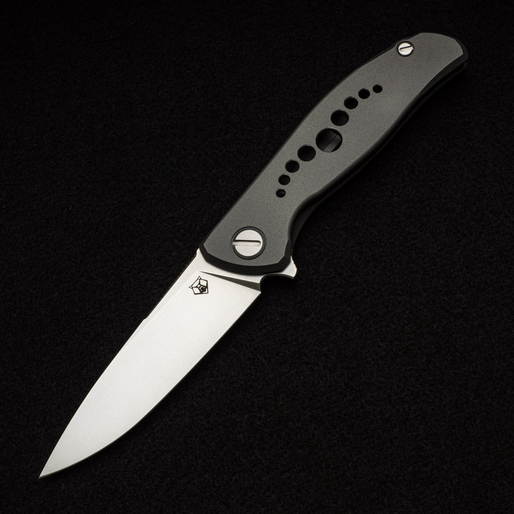 SHIROGOROV KNIVES - WR BLADEWORKS "HYDRONIAN" F95 FLIPPER - M390 BLADE - TITANIUM HANDLE - MRBS