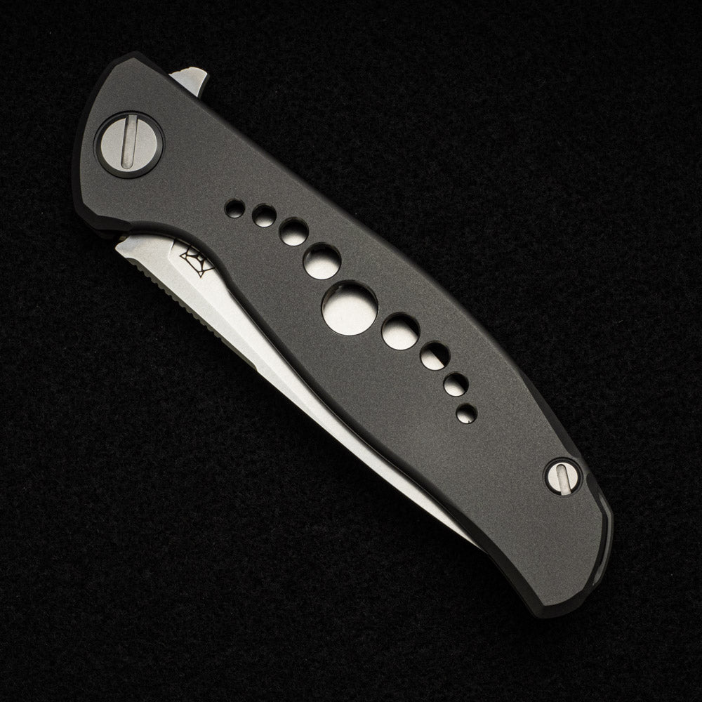 SHIROGOROV KNIVES - WR BLADEWORKS "HYDRONIAN" F95 FLIPPER - M390 BLADE - TITANIUM HANDLE - MRBS