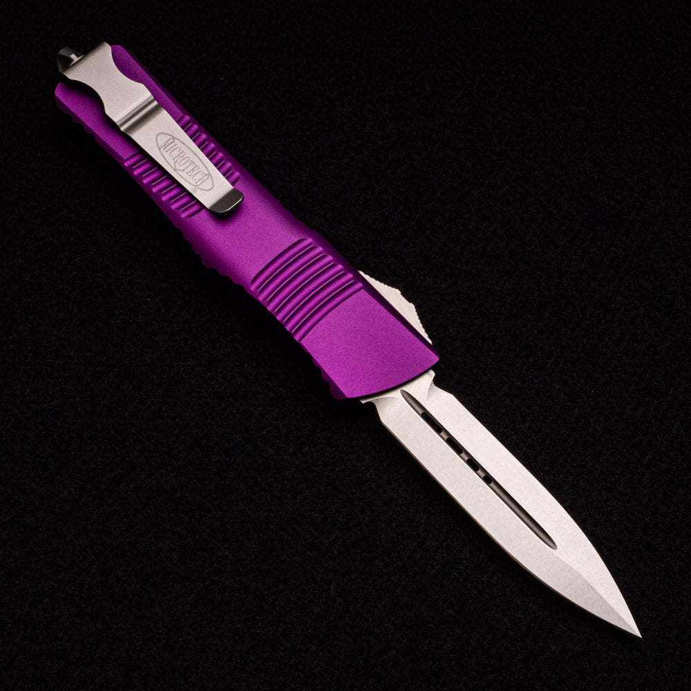 MICROTECH COMBAT TROODON – D-E VIOLET STONEWASH STANDARD 142-10 VI