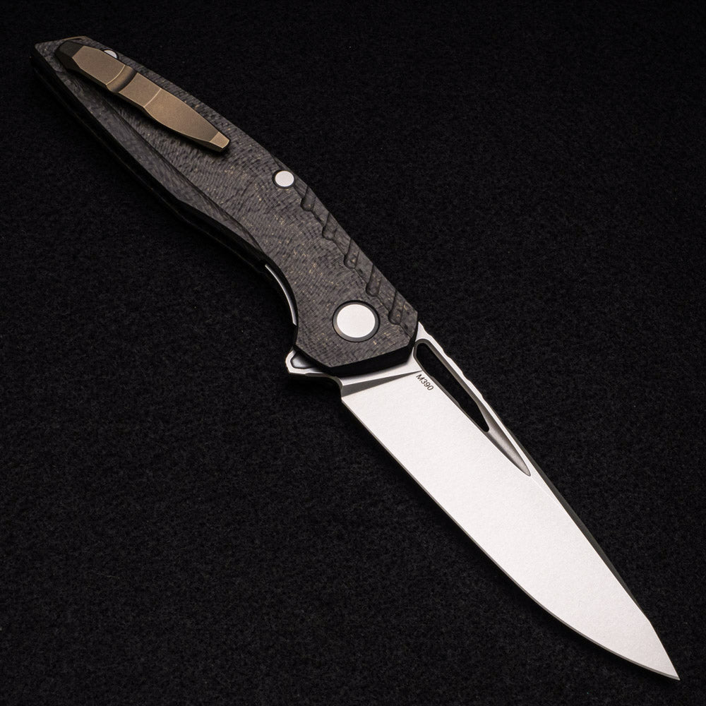 SHIROGOROV 111 GEN 5 – M390 BLADE – BRONZE CARBON FIBER HANDLE – MRBS