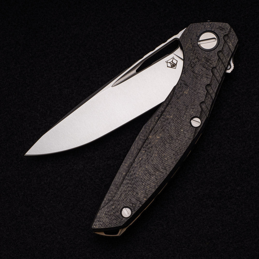 SHIROGOROV 111 GEN 5 – M390 BLADE – BRONZE CARBON FIBER HANDLE – MRBS