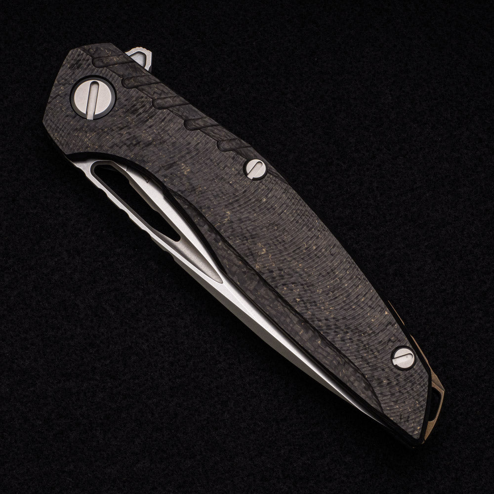 SHIROGOROV 111 GEN 5 – M390 BLADE – BRONZE CARBON FIBER HANDLE – MRBS