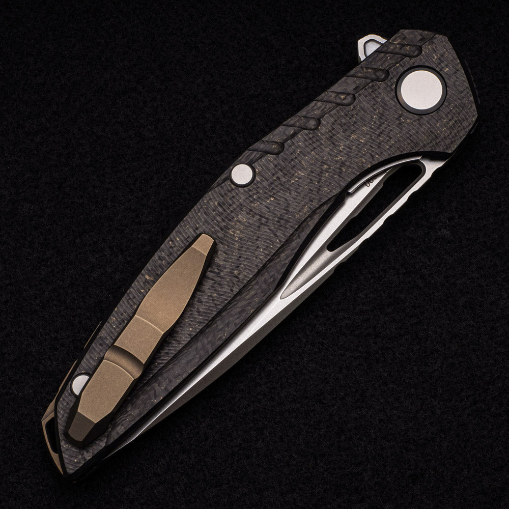 SHIROGOROV 111 GEN 5 – M390 BLADE – BRONZE CARBON FIBER HANDLE – MRBS