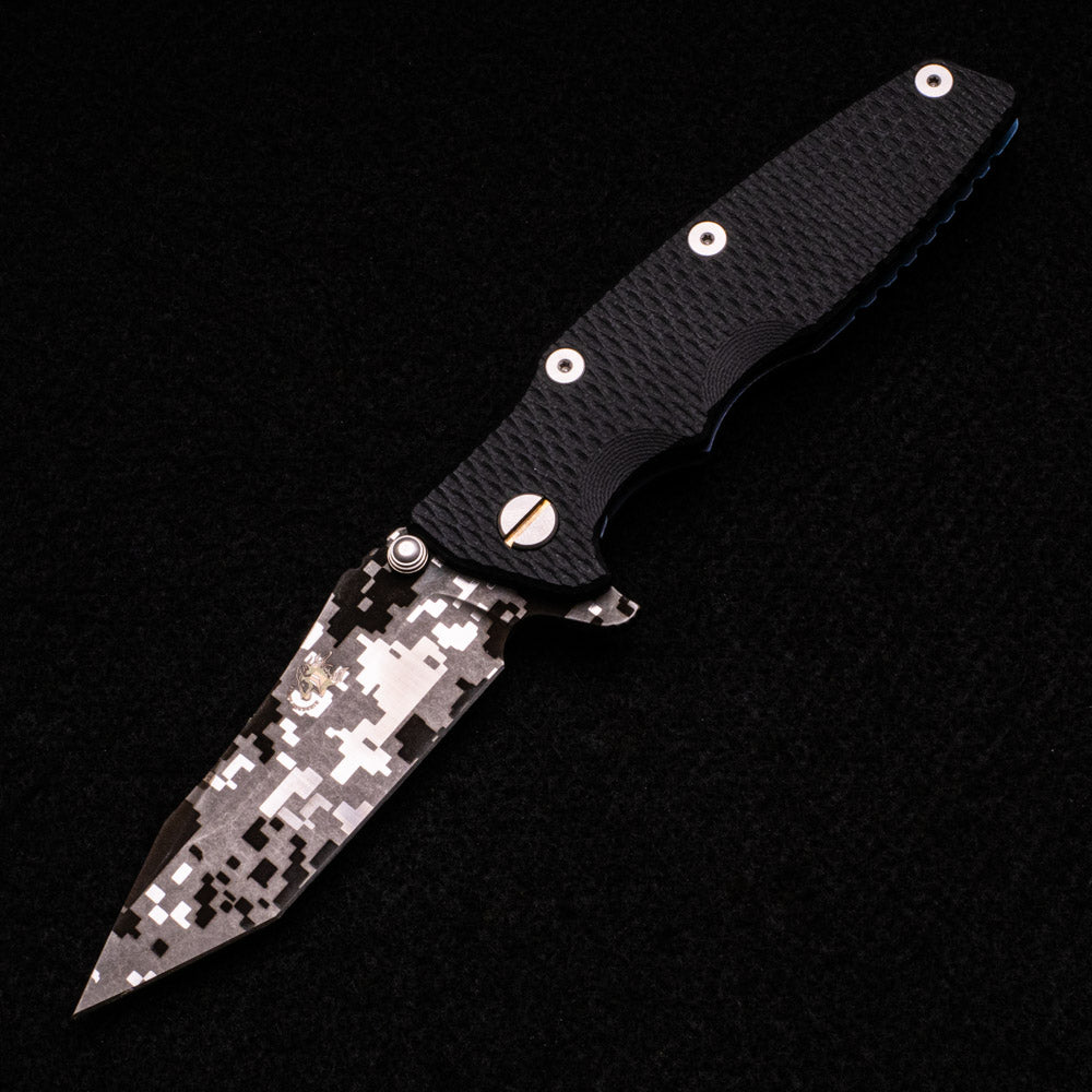 Hinderer Knives Eklipse Gen 2 – Tanto CPM 20CV Blade – Digital Camo – Black G10 Handle