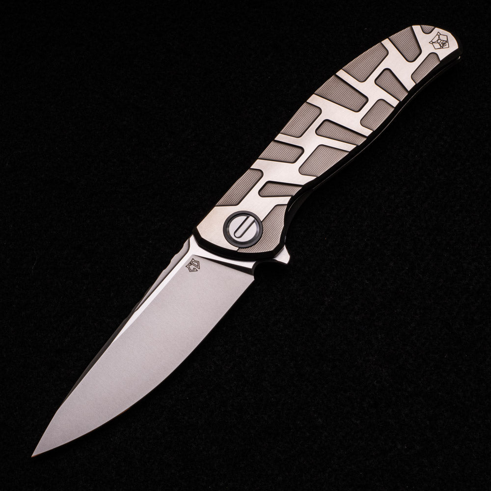 Shirogorov Custom Division F95T – Titanium Handle – M398 Blade – SRRBS