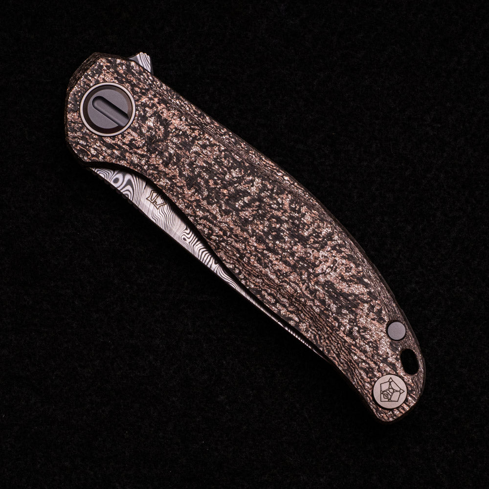 Shirogorov Custom Division Stellaris – CarboTi Handle – Damasteel Blade – SRRBS