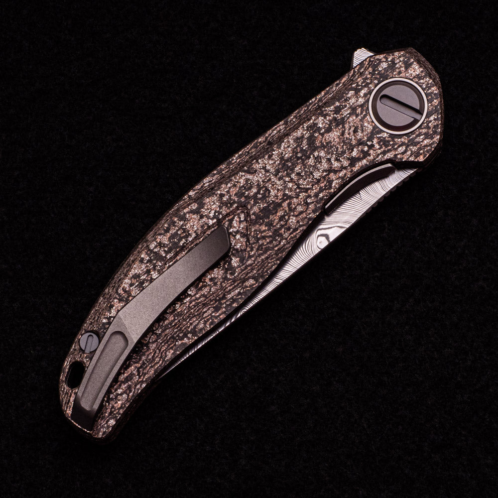 Shirogorov Custom Division Stellaris – CarboTi Handle – Damasteel Blade – SRRBS