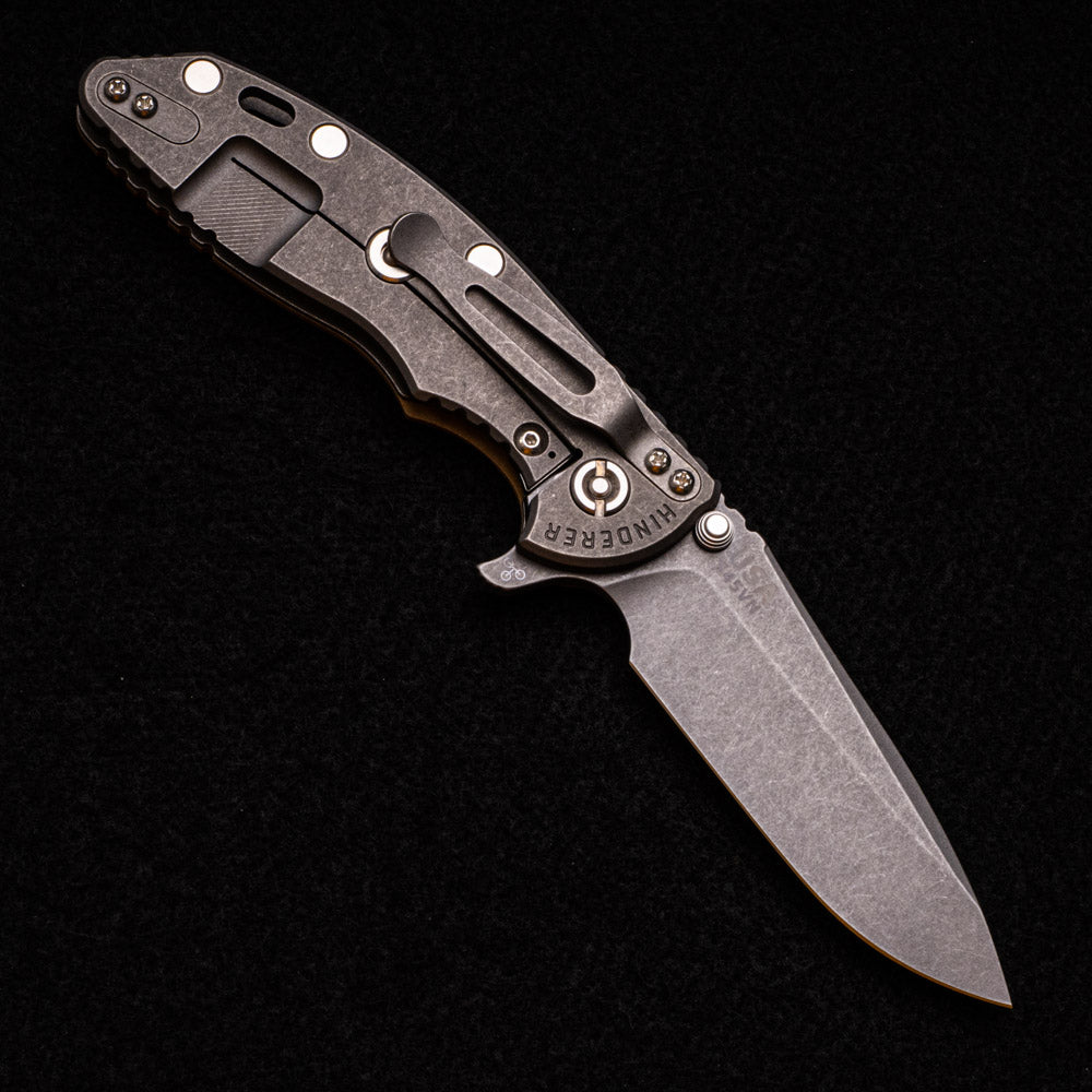 Hinderer Knives XM-18 3.5″ – S45VN Spearpoint – Tri-Way – Working Finish – Coyote G10