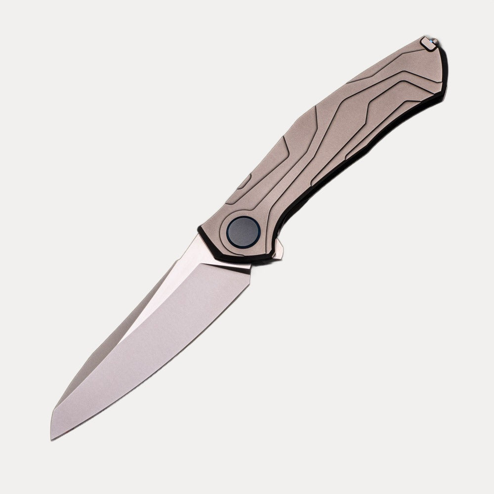 SHIROGOROV “LIMITED EDITION” SINKEVICH DESIGN KAMI FLIPPER – S110V BLADE – TITANIUM HANDLE – MRBS