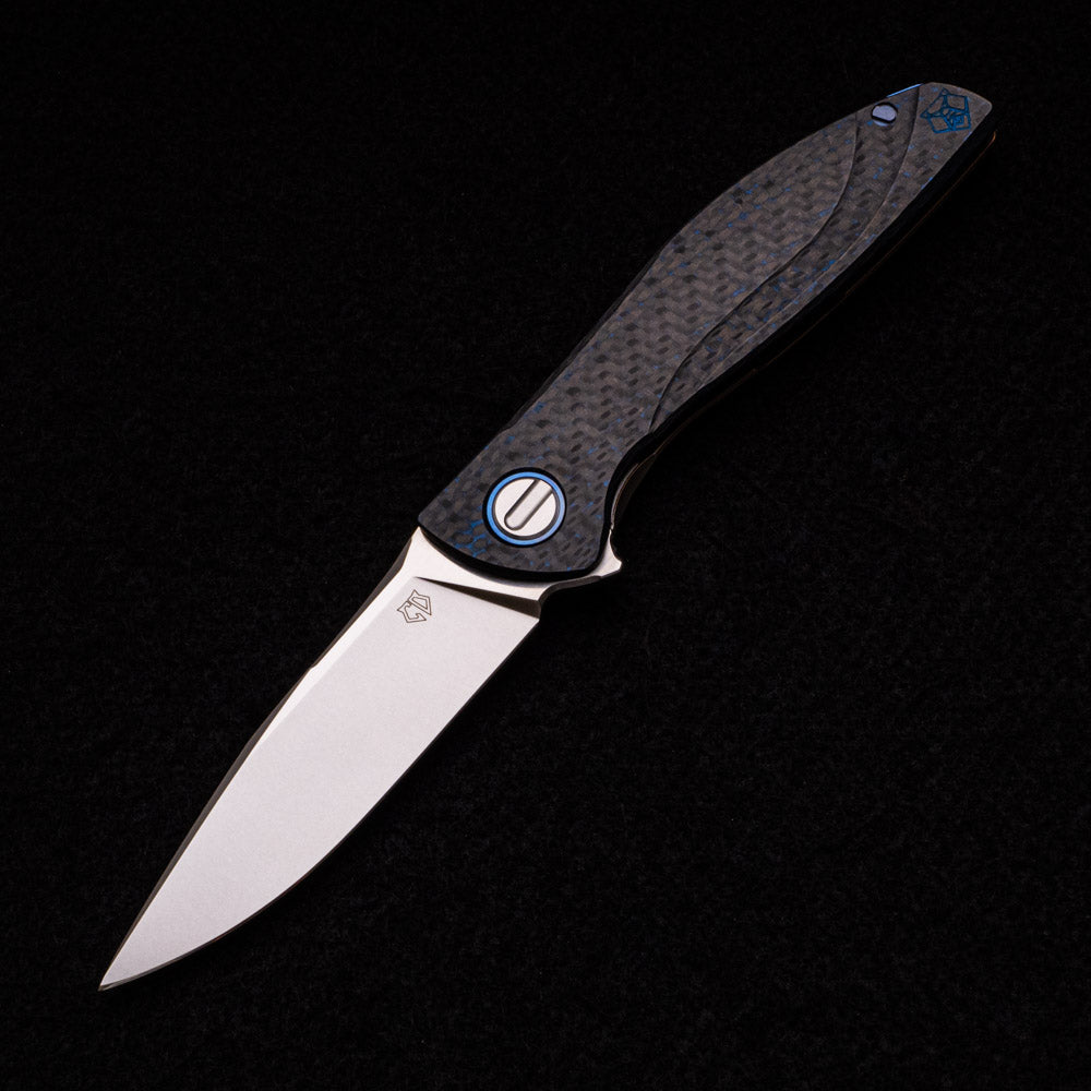 Shirogorov Custom Division Hation – Carbon Fiber Handle – S90V Blade – SRRBS