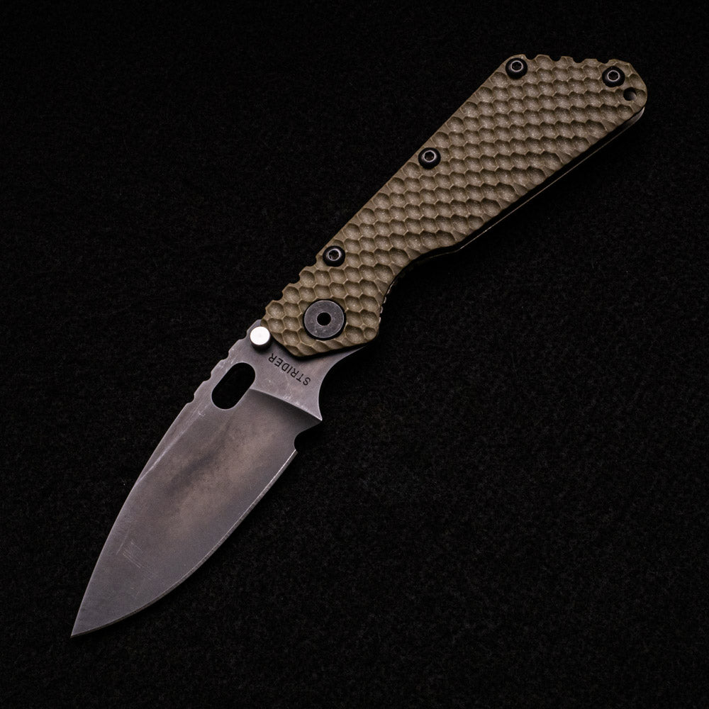 Strider Knives SMF DGG – OD Green G10