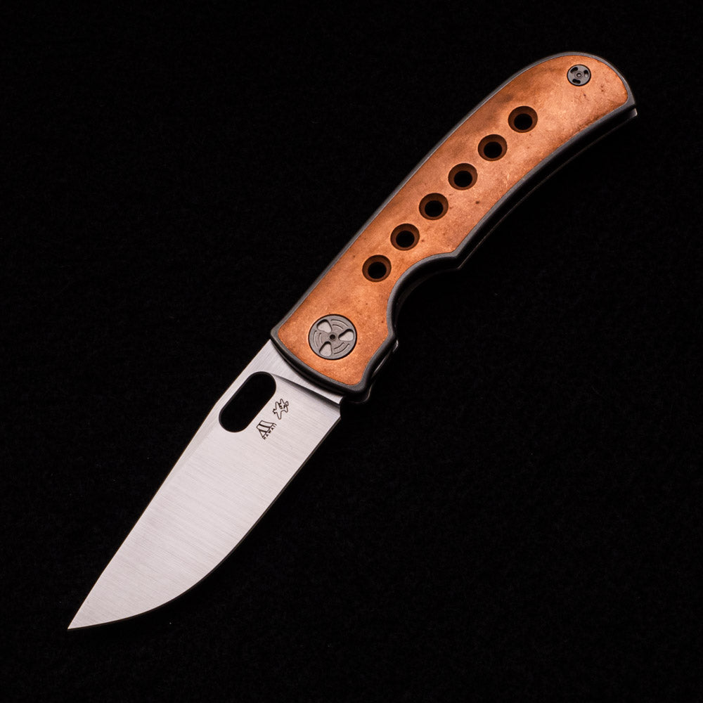 WINGMANEDC MTNT MACH 3 – M390 – TITANIUM W- COPPER INLAY