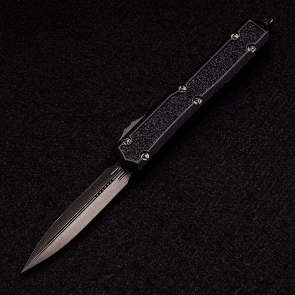 Microtech Makora Signature Series D-E Shadow DLC Standard DLC Hardware 206-1 DLCTSH