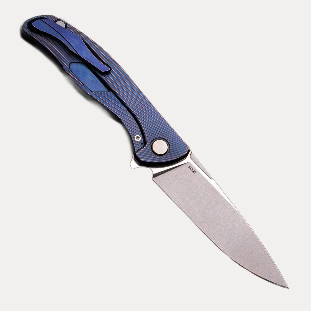 Shirogorov Hati – Limited Edition 1-160 – Pruple G10 - Titanium Handle – M390 Blade – MRBS