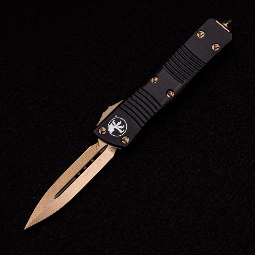 Microtech Troodon D-E Bronzed Standard 138-13