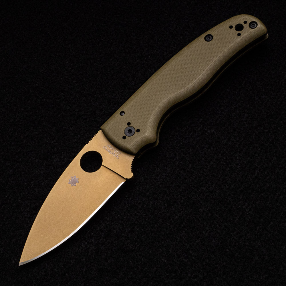 Spyderco Shaman – Avocado – REC Exclusive – CTS 204P Blade