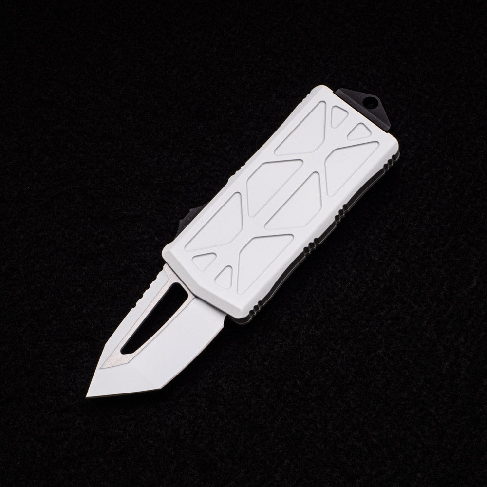 MICROTECH EXOCET 158-1 ST TANTO - CA-LEGAL OTF KNIFE - MONEYCLIP STORMTROOPER STANDARD