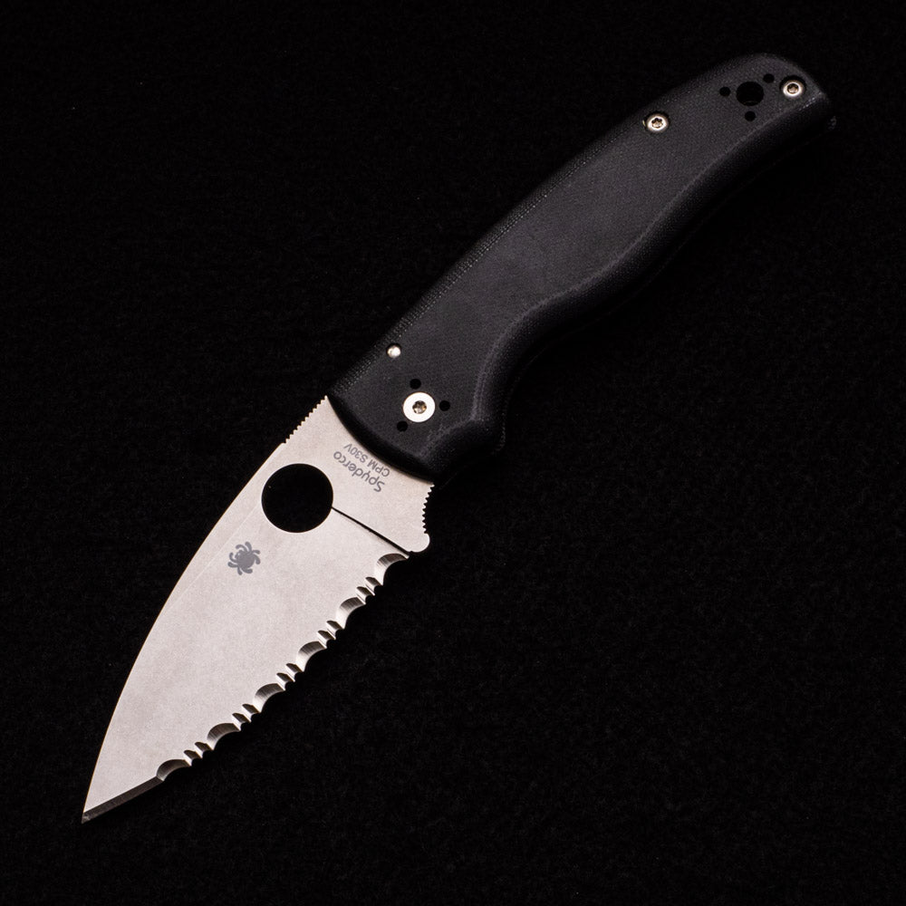 Spyderco Shaman – Black G10 Handle – CPM S30V Blade