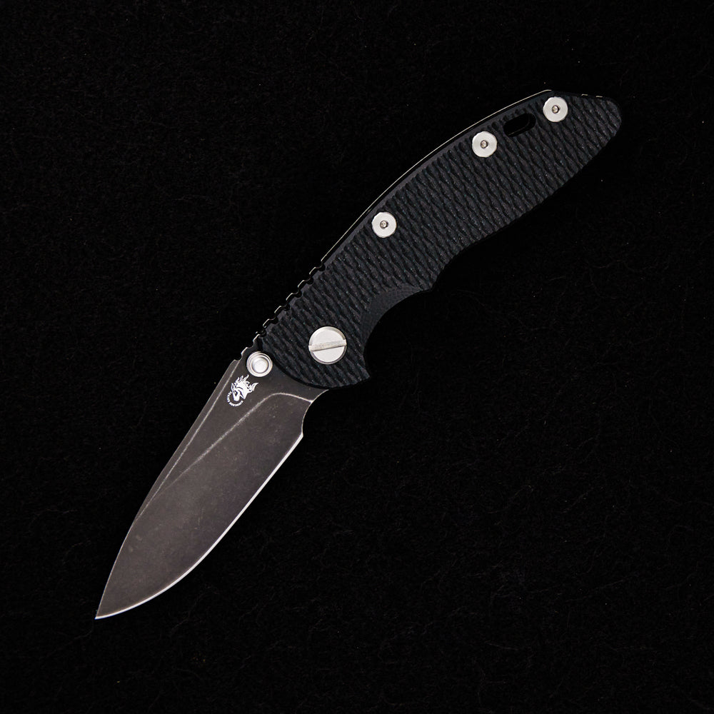 Hinderer Knives XM-18 3.0″ – Slicer CPM 20CV – Tri-Way – Non Flipper – Battle Black – Black G10