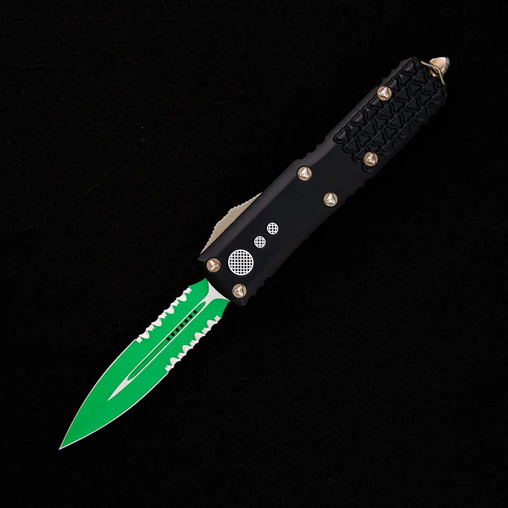 MICROTECH UTX-85 D/E – GREEN PARTIAL SERRATED 232-2 JM