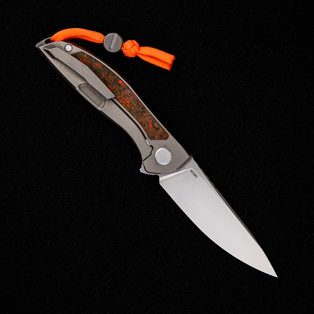 SHIROGOROV HATION – HALLOWEEN SPECIAL EDITION – M390 BLADE – ORANGE TECHNOCARBO – MRBS