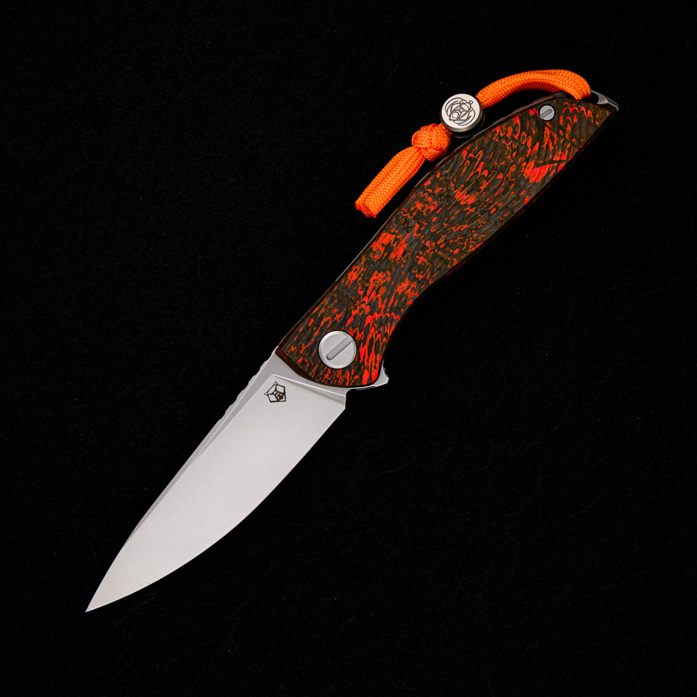 SHIROGOROV HATION – HALLOWEEN SPECIAL EDITION – M390 BLADE – ORANGE TECHNOCARBO – MRBS