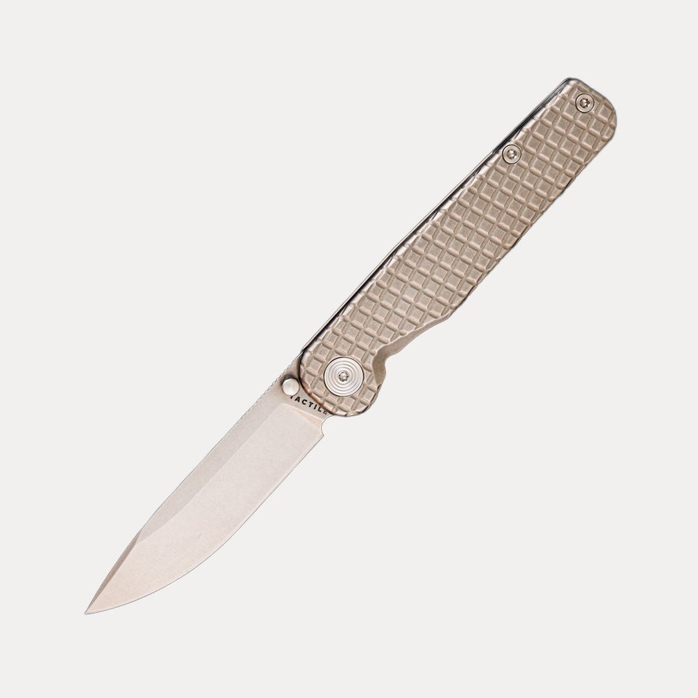 Tactile Knife Company – Rockwall Folder – MagnaCut Blade – MEFP Titanium Handle