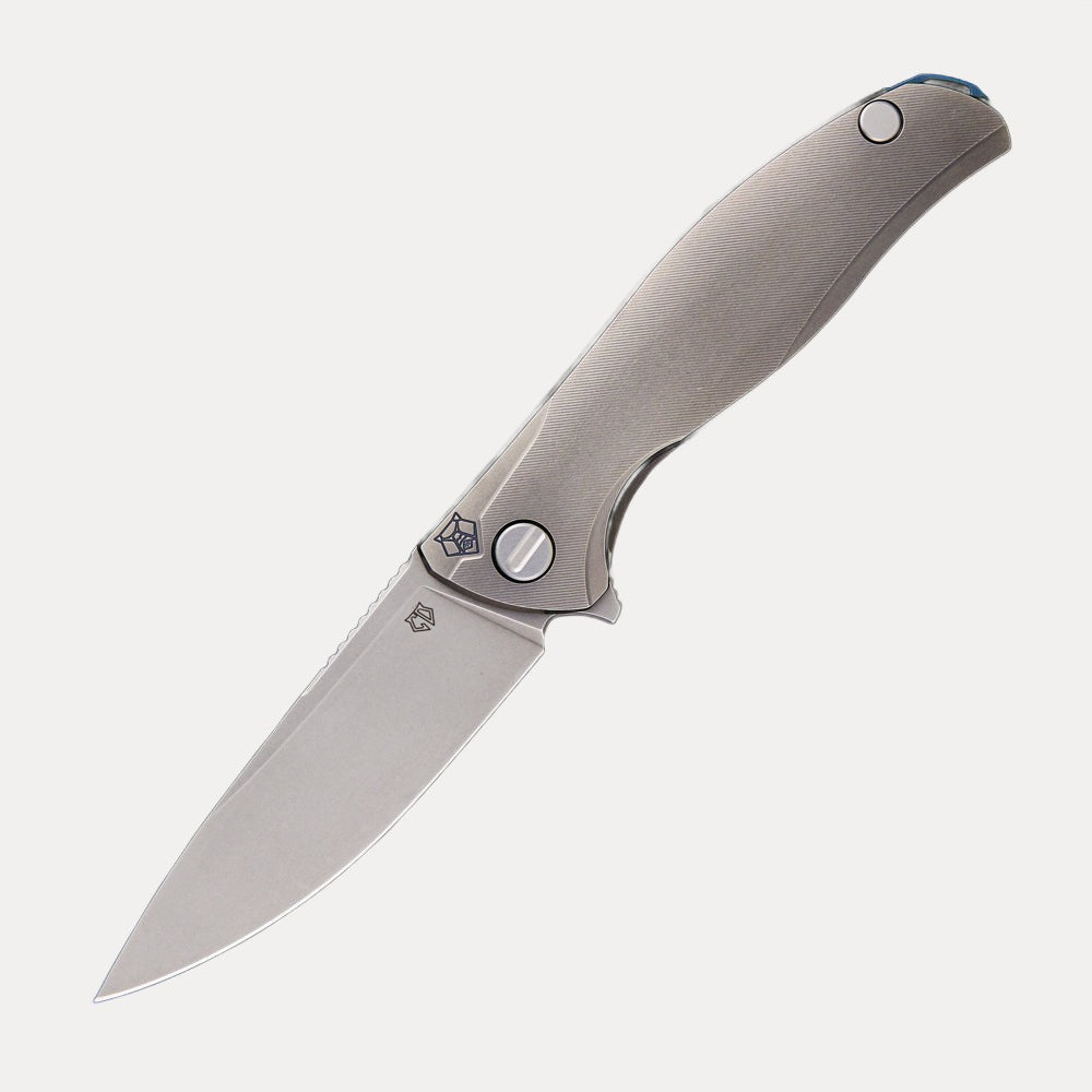 Shirogorov Silk Slim Custom Division – Titanium Handle – CPM S90V Blade – SRRBS