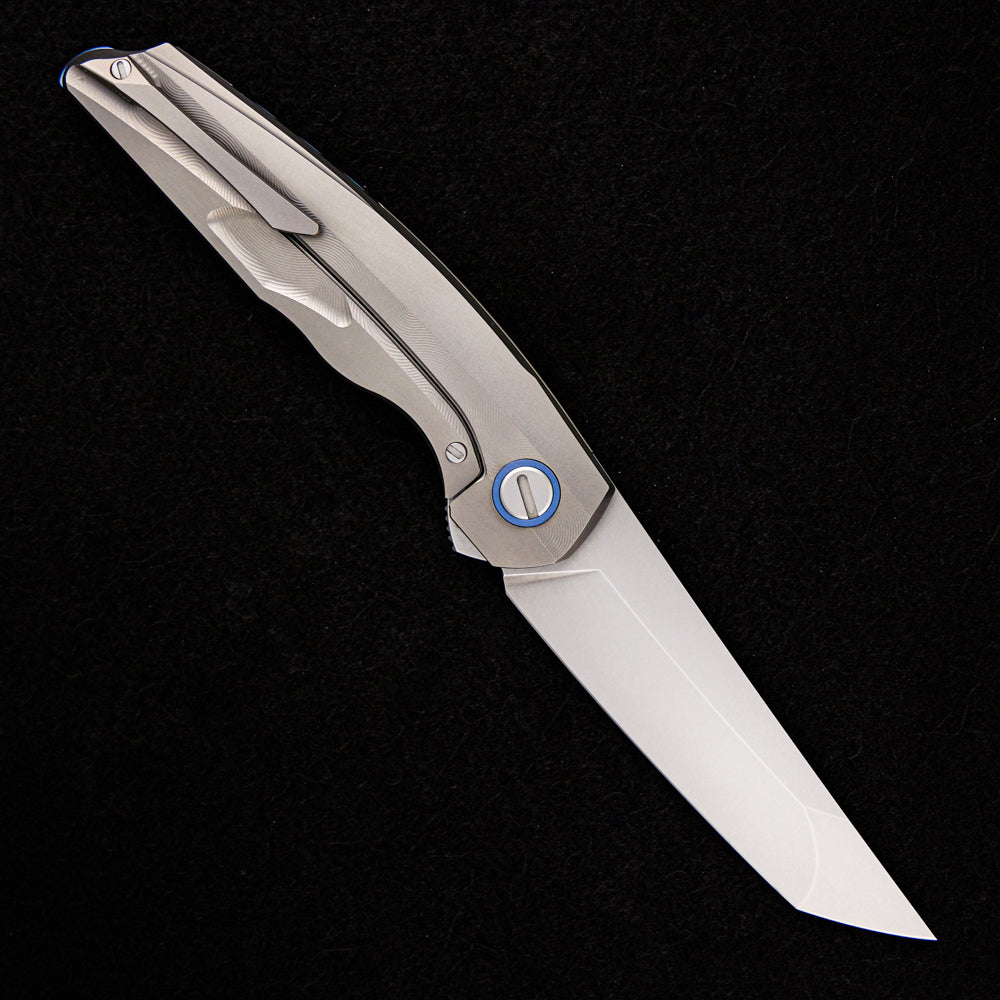 SHIROGOROV – “LIMITED EDITION” BRAD SOUTHARD DESIGN RUSSIAN FLIPPING TANTO – TITANIUM – RBS