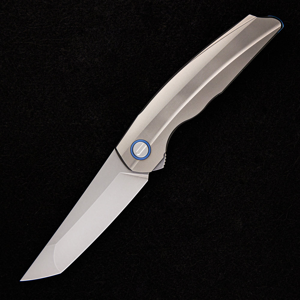 SHIROGOROV – “LIMITED EDITION” BRAD SOUTHARD DESIGN RUSSIAN FLIPPING TANTO – TITANIUM – RBS