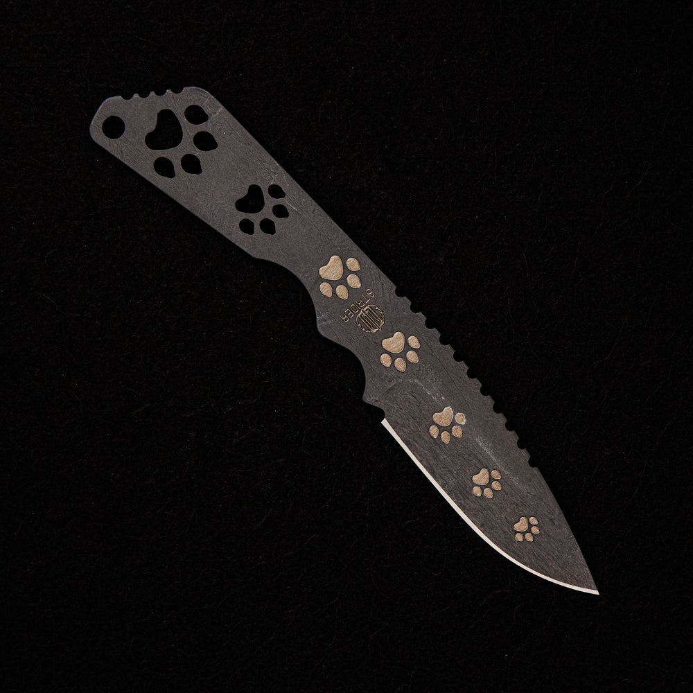 Strider Dog Paw Edition Fixed Blade