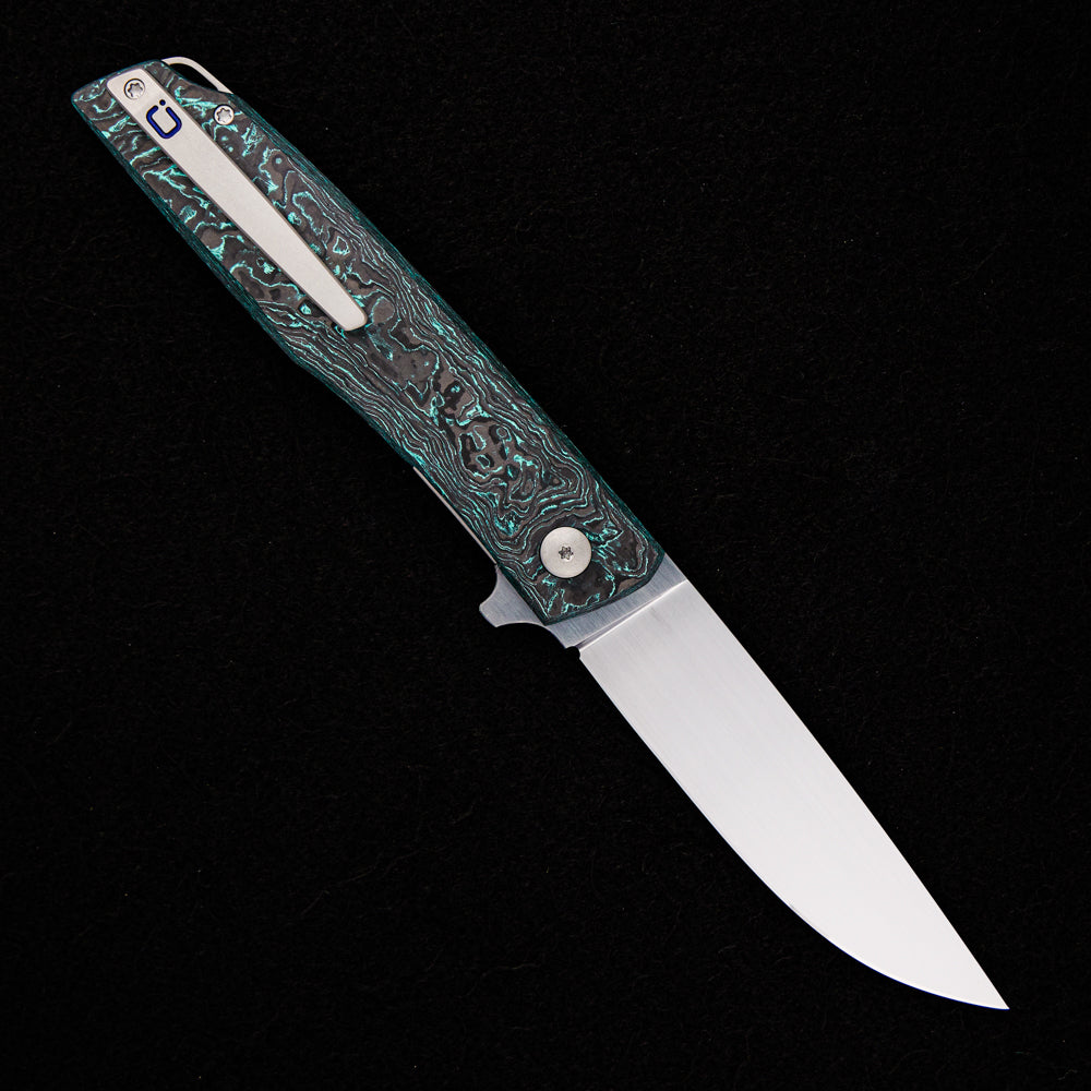 Igor Oleinikov Inspirer – Teal TechnoCarbo Handle